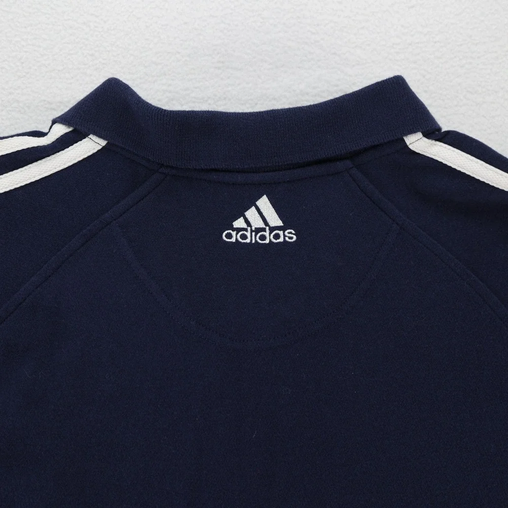 Adidas Mens Cleveland Cavaliers Climalite Polo Shirt Trifoil Navy Blue Large NBA